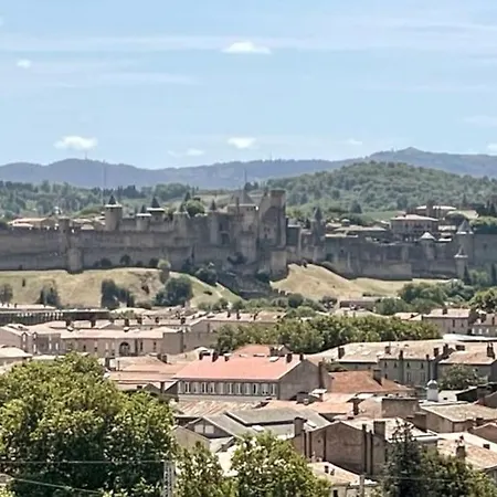 Le Panoramique - Sublime Vue Sur La Cite Apartment Carcassonne Exterior photo